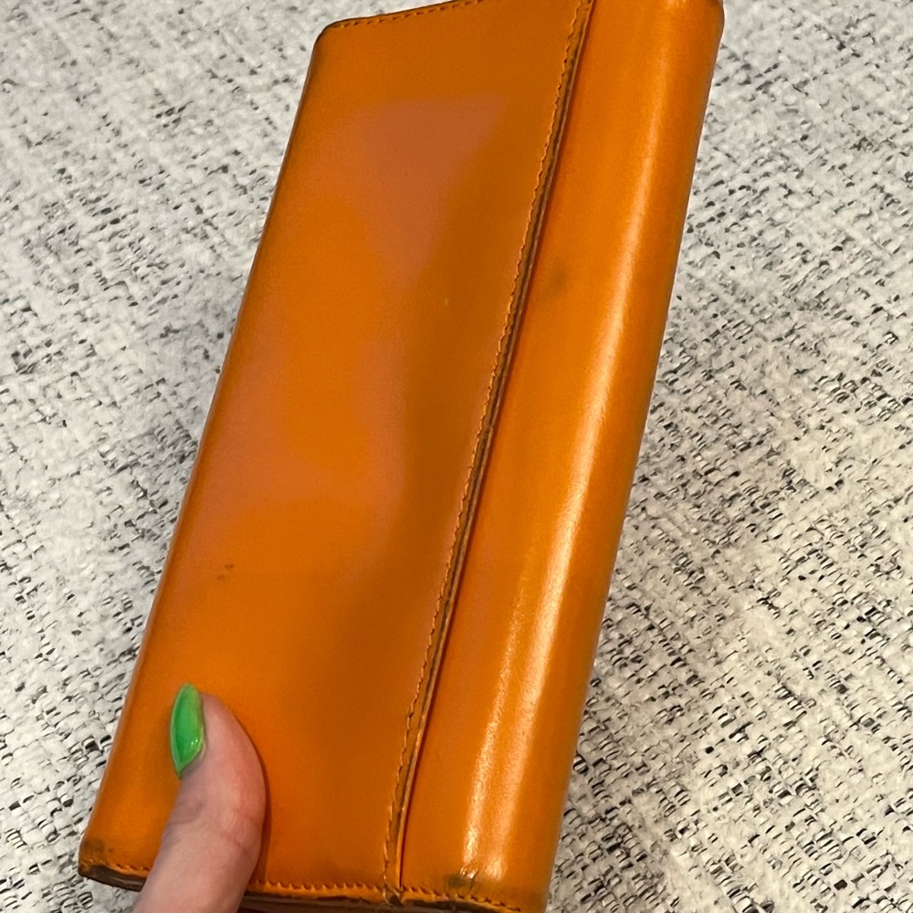 Kate Spade orange leather wallet - Picture 7 of 16